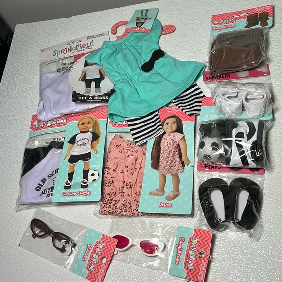 NEW Springfield Doll Clothes and Accessories Most Dolls 18" - Picture 1 of 8